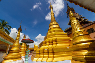 Buddhist temple in Dawei, Myanmar