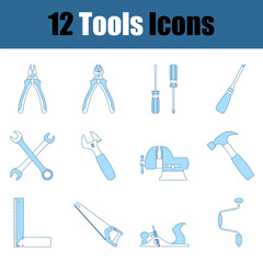 Wall Mural - Tools Icon Set