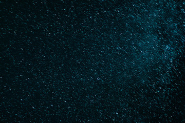 Wall Mural - dark blue background with stars at night, starry night, long exposure, cosmos, universe, galaxy move