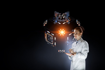 Wall Mural - innovative technologies in science and medicine