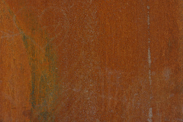 Deep Red Rusty iron or steel texture and surface. Vintage and industrial concept, Rust on metal material with scratch and bumpy surface.  