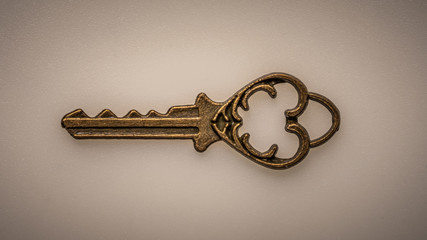 Wall Mural - Key On Vintage Background 