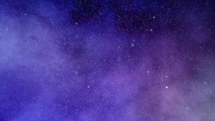Stars in sky, starry night starlight shine of milky way, space cosmic background, starry background 3d render