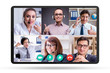 Concept of virtual collaboration through videoconferencing