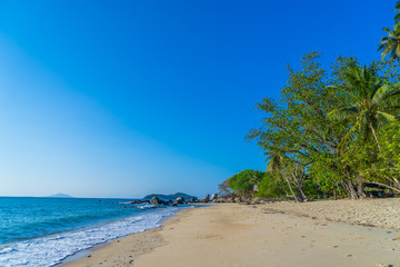 Sticker - Tropical sandy beach landscape