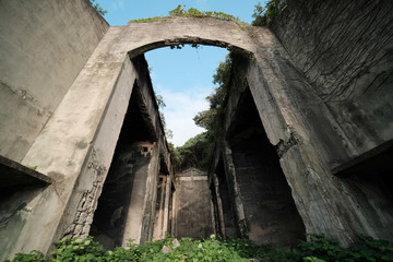 Wall Mural - 大久野島 廃墟