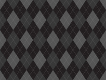 Argyle Pattern Seamless. Fabric Texture Background. Classic Argill Vector Ornament