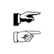 © Vii - pointing fimger icon, poiting hands, indicating and cursor icon