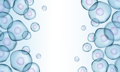 3d cell stem science background. medical microscopic molecular conception. biology research dna nucl