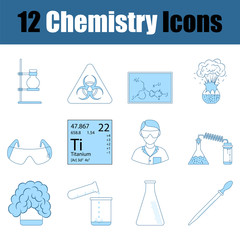 Sticker - Chemistry Icon Set