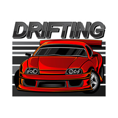 sport car drift