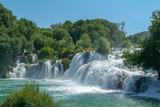Fototapeta Krajobraz - Waterfalls of the Krka national park in Croatia
