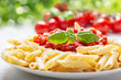 © Nitr - plate of penne pasta with tomato sauce
