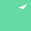 © Liubov - Paper plane vector icon