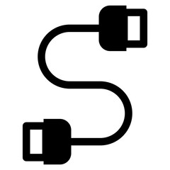 Canvas Print - Phone charger icon