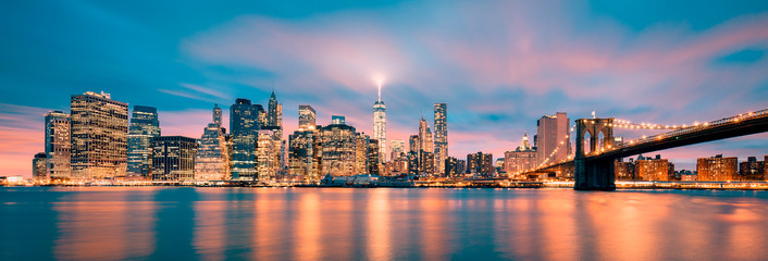 Wall Mural - Panoramic view of Manhattan