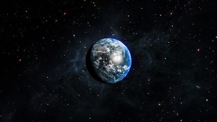 beautiful planets earth, milky way.