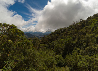 Canvas Print - Mountains view