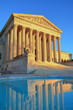 U.S. Supreme Court Building details in golden light - Washington D.C. United States of America