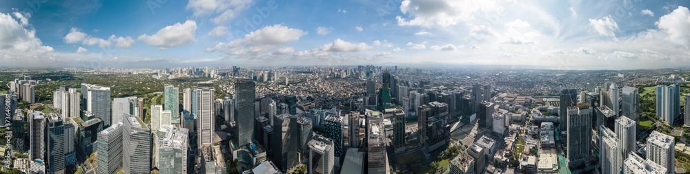Bonifacio Global City, Taguig, Metro Manila - Aug 2020: Full 360 ...