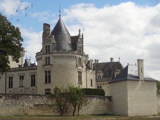 Sticker - Château de Brézé, Maine et Loire, Anjou, Pays de La Loire, Château de la Loire, France