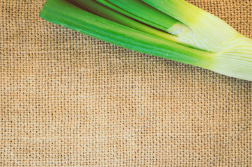 Wall Mural - Closeup shot of fresh garlic on a textured surface