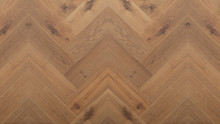 Wood Background - Top View Of Wooden Solid Wood Flooring Parquet Laminate Brushed Oak Country House Floorboard Dark Herringbones / Fish Bone