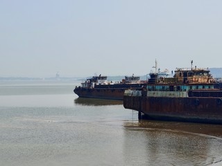 boat graveyard @ Goa, India