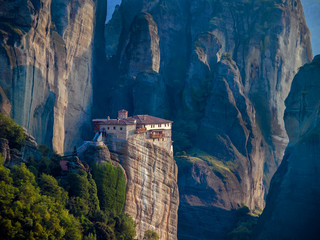 Wall Mural - Meteora Kloster Barbara Roussanou. Kalambaka, Thessalien, Griechenland.