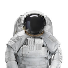 Space Suit Astronaut Isolated On White Background