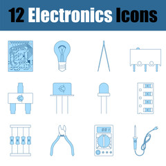 Wall Mural - Electronics Icon Set