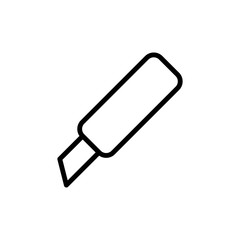 Poster - Knife cutter icon. Simple line, outline vector elements of cabinet accessories icons for ui and ux, website or mobile application