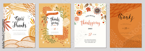 Cuadros en Lienzo Trendy abstract Thanksgiving templates