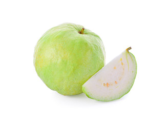 Wall Mural - Guava fruit on a white background