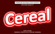© ilhamnfs - Cereal text effect