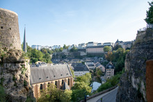 Beautiful Shot Of The Casemates Du Bock Located In Luxembourg