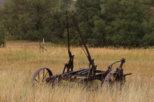 Abandoned Antique Old Farm Equipment