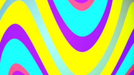 Wall Mural - abstract fluid bold wave curve shapes colorful gradient background