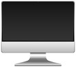 © GraphicsRF - Blank computer icon isolated on white background