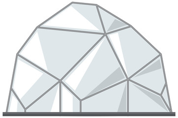 Wall Mural - isolated space tower station on white background