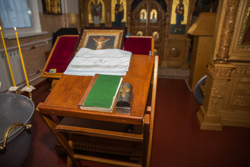 Wall Mural - interior of church