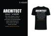  Architect Definition t-shirt design. funny Architect t-shirt design