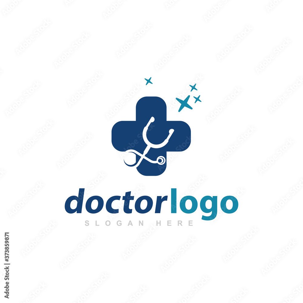 Doctor Logo, Doctor Logo Vector, Doctor Logo Design Inspiration Stock ...