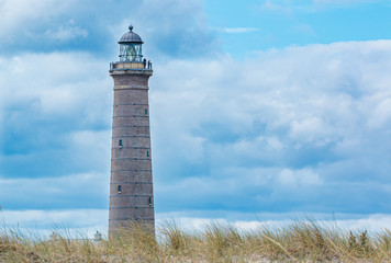 lighthouse on the coast of the sea