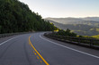 © ehrlif - Driving The Foothills Parkway. Winding mountain road along the Great Smoky Mountains Foothills Parkway in Wears Valley, Tennessee, USA.