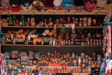 souvenir shop at the market