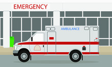 Ambulance At The Emergency Department