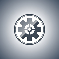 Gear symbol illustration