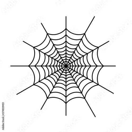 蜘蛛の巣のイラスト Stock Vector Adobe Stock