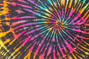 rainbow spiral tie dye colorful pattern.